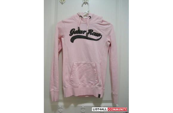 G-STAR PINK HOODYSIZE: XSRETAIL: 150BOUGHT FROM UNDERGROUND STORE AT M