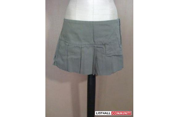 Talula pleated military mini-skirt, size 8