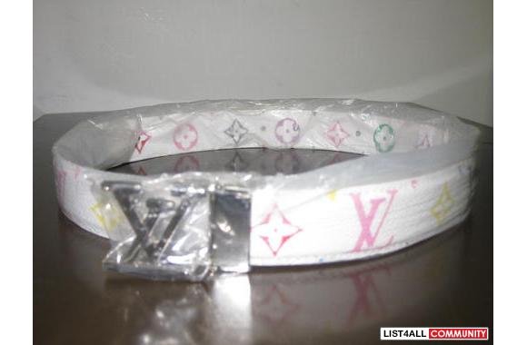 Gucci belt, Versace Belt and LV belt