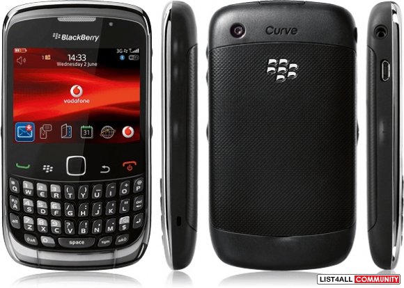 bnib blackberry curve 3g 9300