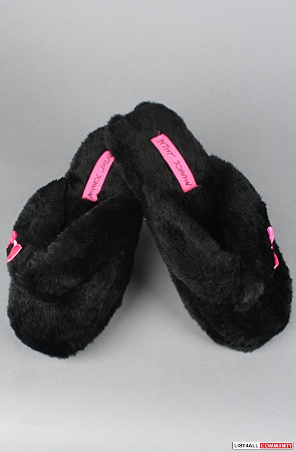 fluffy flip flop slippers betsey johnson fluffy flip flop slippers black small fluffy flip flop slippers betsey johnson fluffy flip flop slippers black small