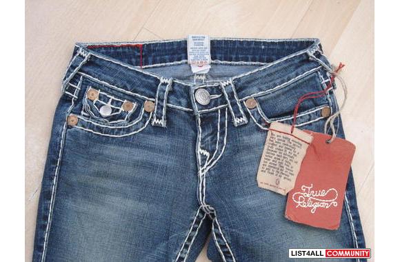 Brand new, never worn, tags still attached - TRUE RELIGION WOMEN'S DEN