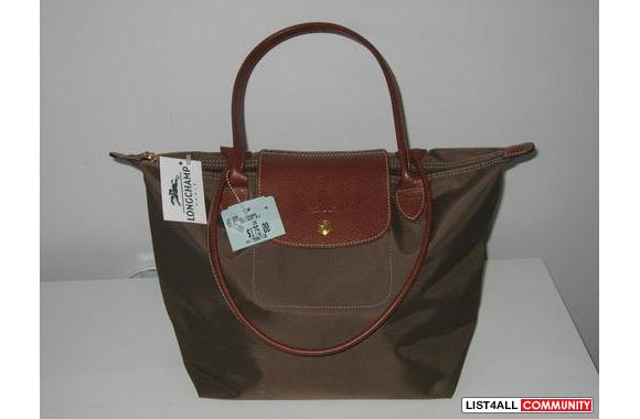 LONGCHAMP paris women's medium satchel handbag