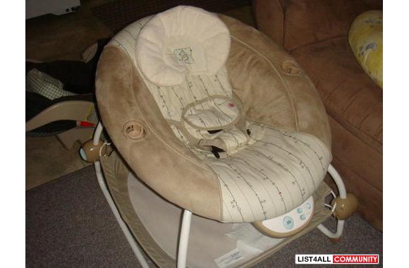 vibrating papasan rocker for baby
