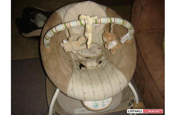 vibrating papasan rocker for baby