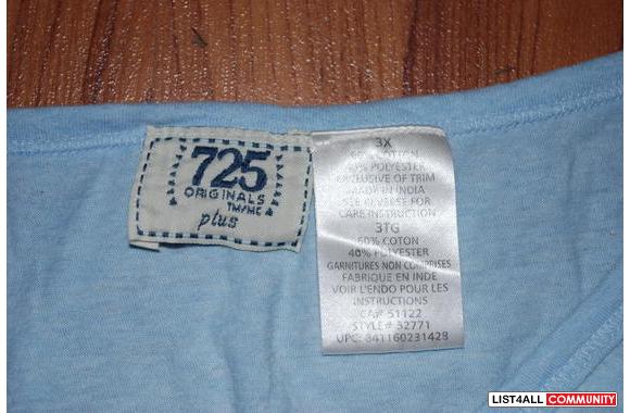 light blue and white graphic tee light blue and white graphic tee