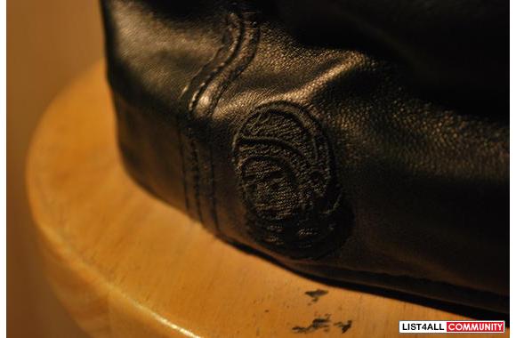 BBC &quot;B&quot; logo leather new era cap&nbsp;never worn bought it a
