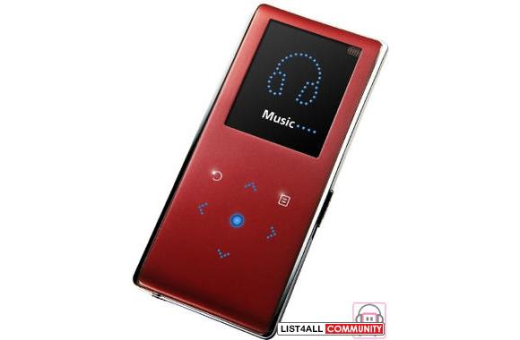 Samsung (2G) K3  RED MP3comes with -disk to set up