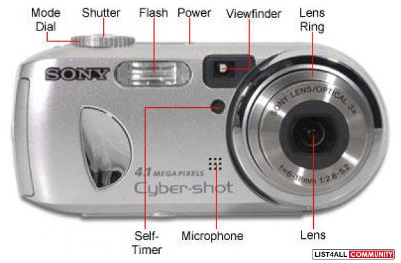 Sony Cybershot  DSCP734.1 MP+rechargable batteries