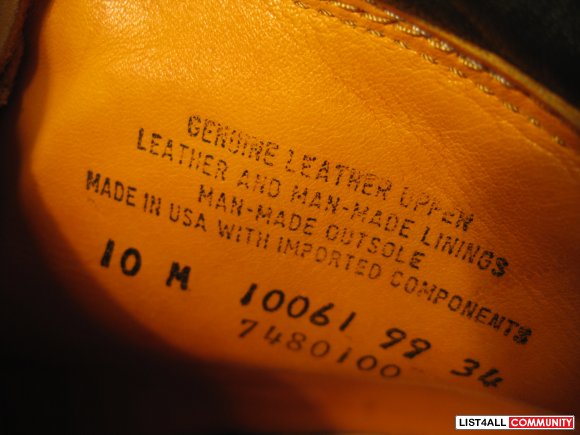 inside of timberland boots