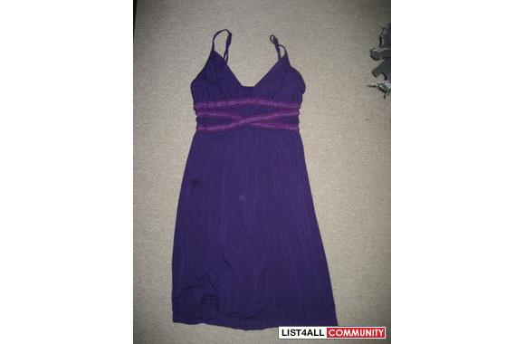 zara purple voluminous dress