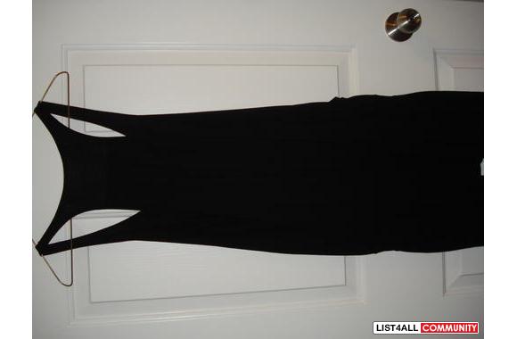 Sexy clubbing black dress