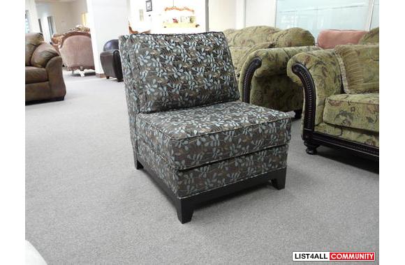 Custom Armless Accent&nbsp;Chair  Custom  CANADIAN