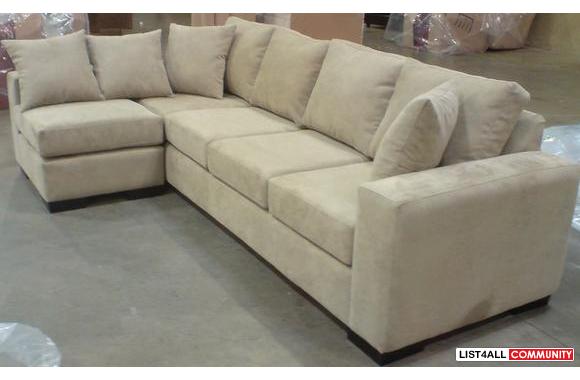 ON SALE &ndash;&nbsp; 2 Piece Sectional with Reverse Bench Seat &amp; 