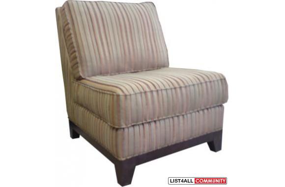 Custom Armless Accent&nbsp;Chair