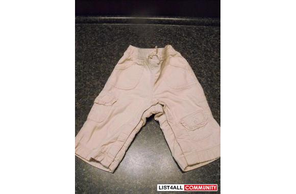 Beige cotton pants by Baby Gap