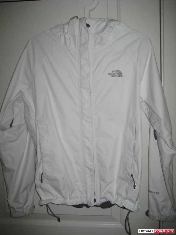 the north face white windbreaker