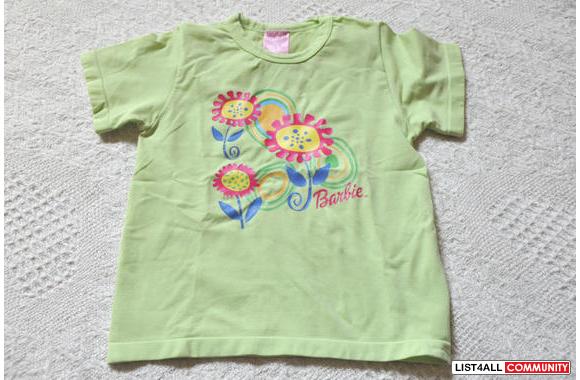 *NEW* Barbie T-ShirtIn wonderful lemon green Sz. 3