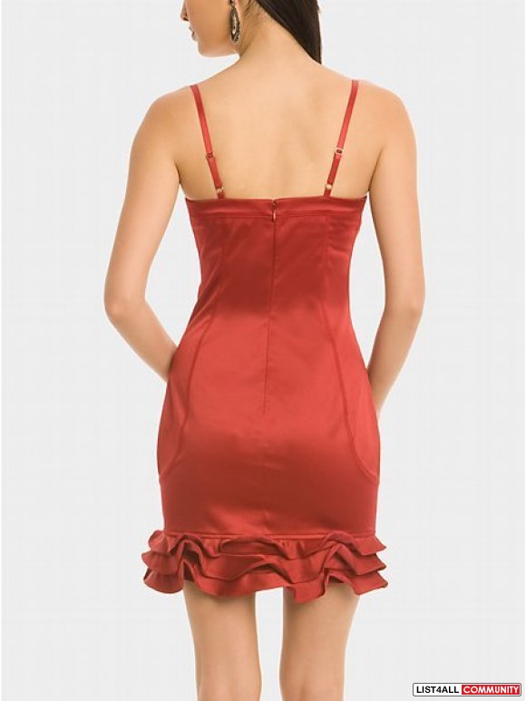 Marciano Red Corset Dress - XS