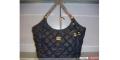 Chanel CoCo Cabas Large Black Vinyl Patent bag