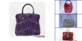 Valentino Pintucked Shopper Bag (snake with fabric)&nbsp; v303