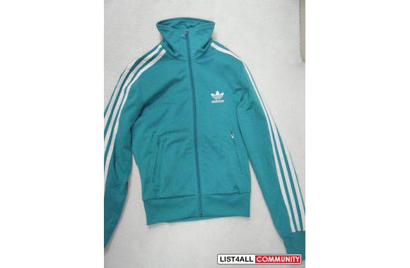 teal adidas jacket