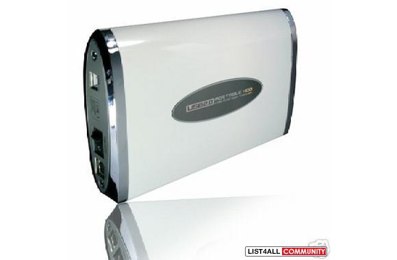 Stylish external hard drive enclosure SATA to USB2