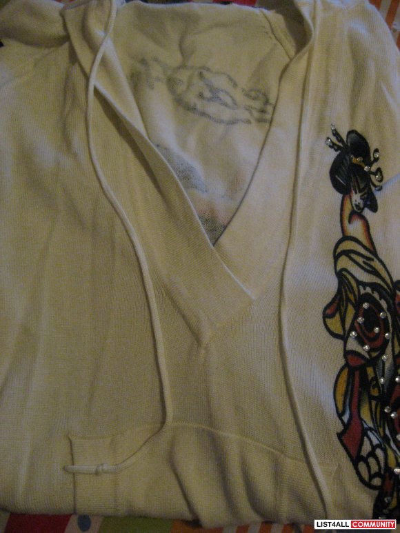 Ed Hardy Long Sleeve Kimono style Top