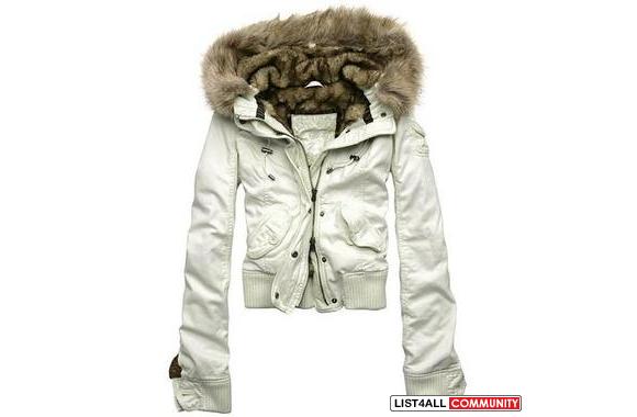 Abercombie &amp; Fitch fur-lined jacket Size: S