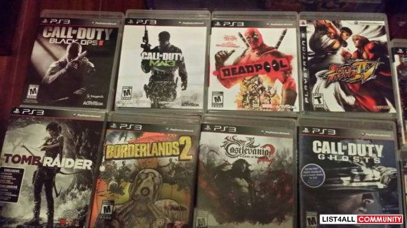 PS3 games - $15 each