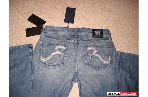 BNWT ROCK AND  REPUBLIC SZ 26 - $200    GUARANTEED AUTHENTIC OR DOUBLE