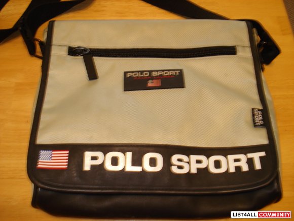 polo sport messenger bag