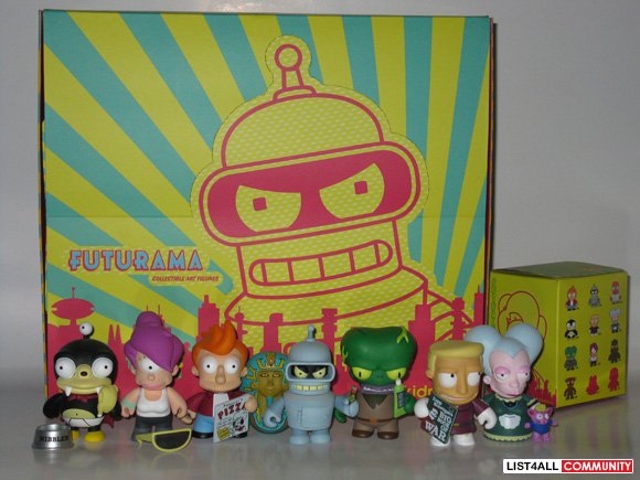 Kidrobot - Futurama Designer Toy Trading Figures Set of 8