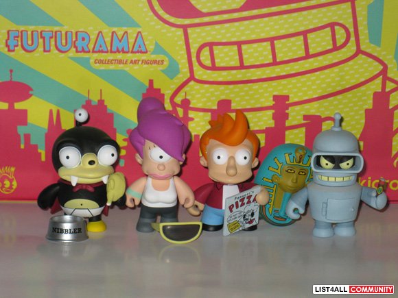 Kidrobot - Futurama Designer Toy Trading Figures Set of 8