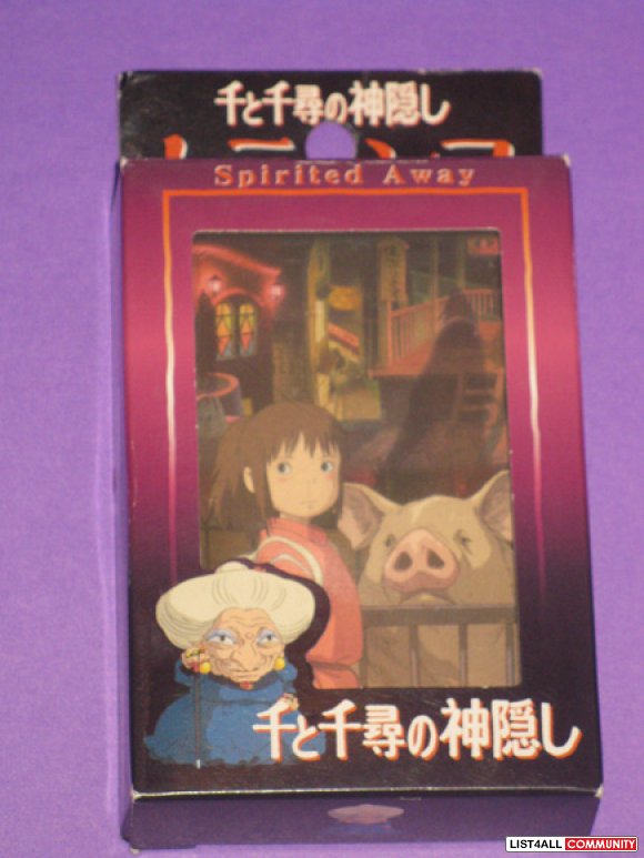Spirited Away Deck of Anime Playing Cards
