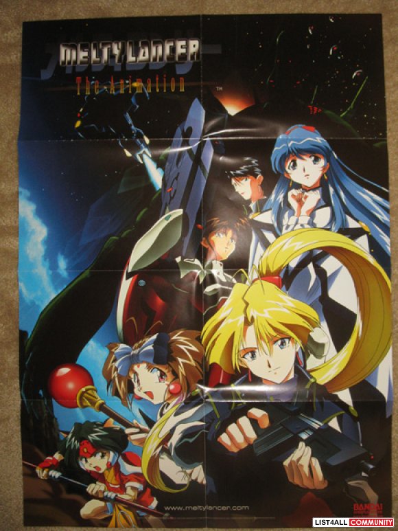 Melty Lancer: The Animation Folded Anime Poster