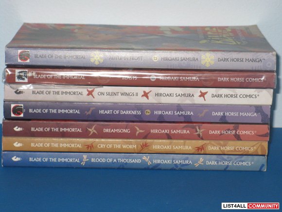 Blade of the Immortal English Manga Lot Vol. 1, 2, 3, 5, 7, 11, 12