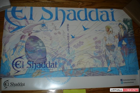 El Shaddai Acension of the Metatron Promo Poster PAX Swag