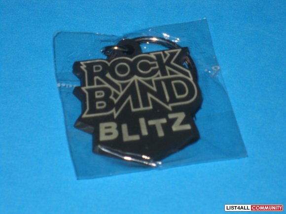 Rock Band Blitz Keychain Harmonix Promo Swag PAX Prime 2012
