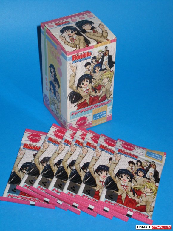 Anime School Rumble Trading Collection Card Packs AMADA Japan 2005
