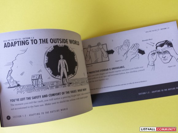 Fallout 3 Game Promo Vault Dweller's Survival Guide Booklet PAX Prime