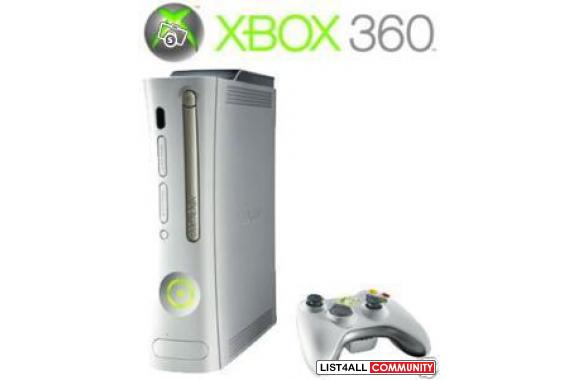 New Xbox 360 xbox 360 arcade + 5 original games bo