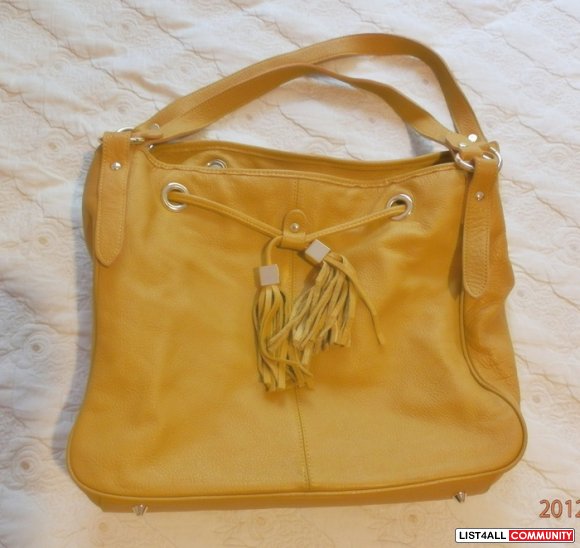 mustard leather paint