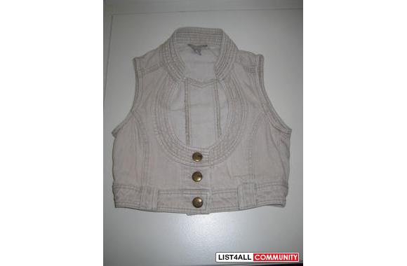 Brand - n/a Colour - Cream jeans Size - SCondition