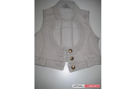 Brand - n/a Colour - Cream jeans Size - SCondition