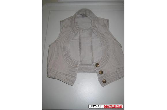 Brand - n/a Colour - Cream jeans Size - SCondition