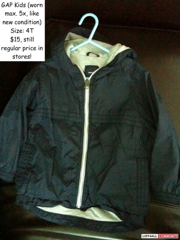 GAP Kids Boys spring jacket - Size 4T