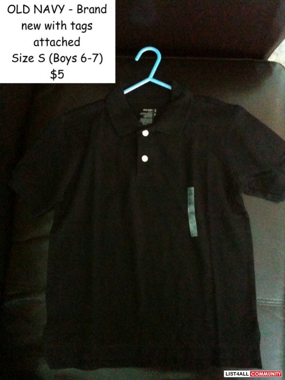 Brand new with tags - Boys polo - Size S (Boys 6-7)
