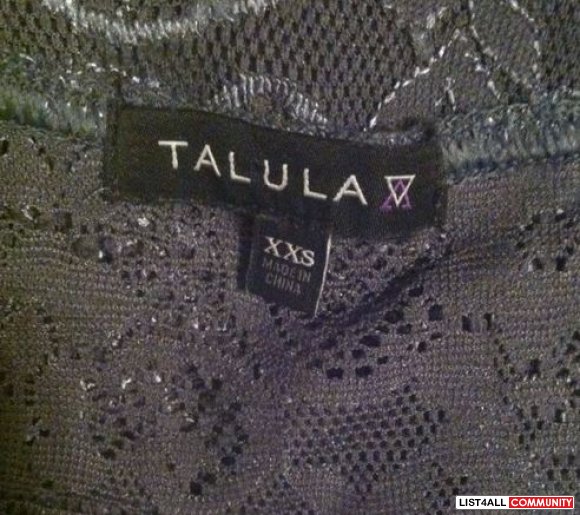 TALULA by ARITZIA lace bodycon dress XXS / XS