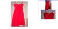 red bridesmaid dress